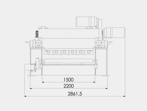 Окорочный станок 5 фт.