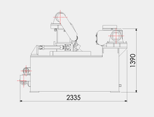 Окорочный станок 9 фт.
