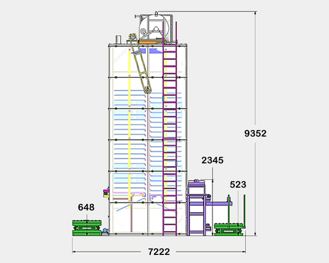 Вертикальная сушилка