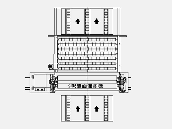 Клеевые вальцы с дозирующими роликами, тип С