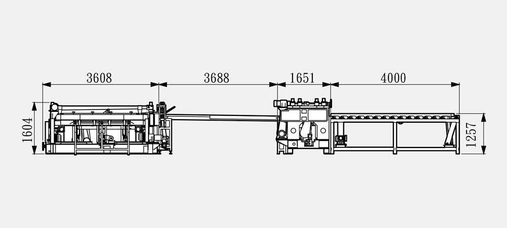 Форматная обрезка с роликовым приводом