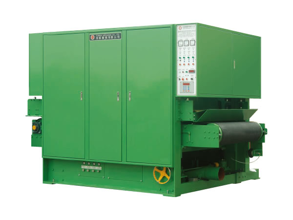 Ленточная шлифовальная машина пневматического типа с плавающими столами